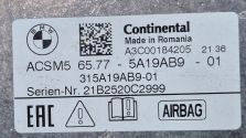 Sterownik Poduszek AIRBAG AIR BAG ACSM5 BMW G20 G21 G22 OE 5A19AB9 NOWY !!!