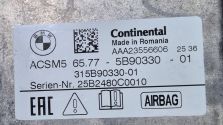 Sterownik Poduszek AIRBAG AIR BAG ACSM5 BMW G20 G21 G22 OE 5B90330 NOWY !!!