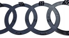 Emblemat Znaczek Logo AUDI Atrapy GRILLA Q7 2024- BIAŁY OE 4M0853605 A/B