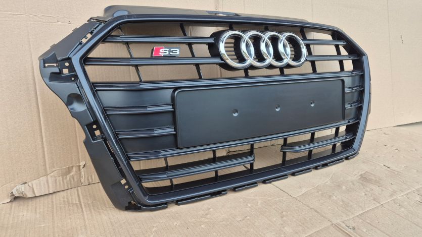Atrapa chłodnicy GRILL Audi S3 8V LIFT 16-20 RADAR OE 8V3853651AE NOWY !!!